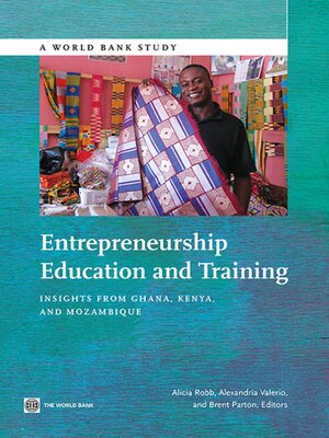 cover image of Entrepreneurship Education and Training